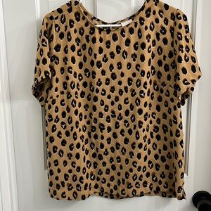 A new day animal print top